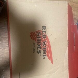 Red wing shoes in the box and receipt never worn